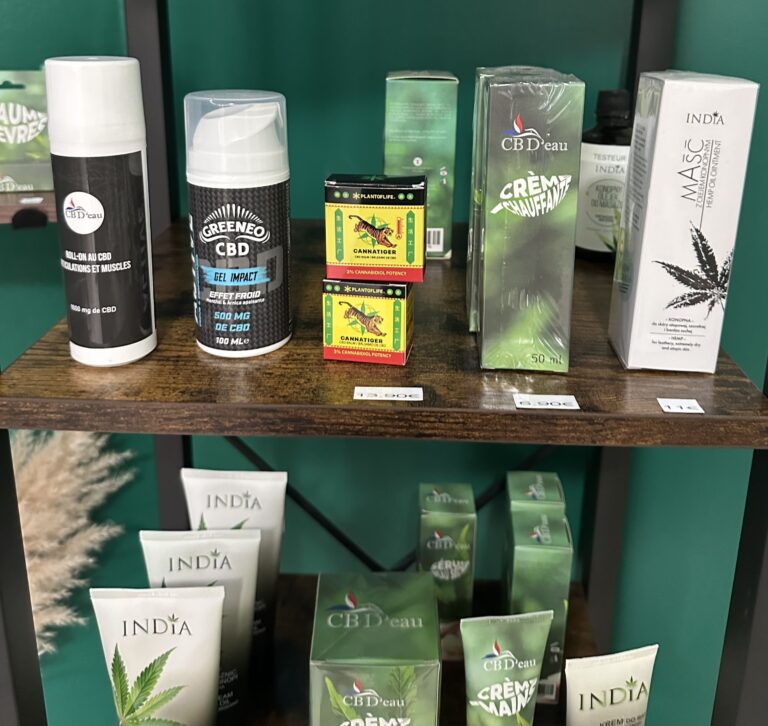 Cosmétiques au CBD pour une peau saine" "Produits cosmétiques CBD'eau Villerscotterets" "Soins de la peau à base de CBD